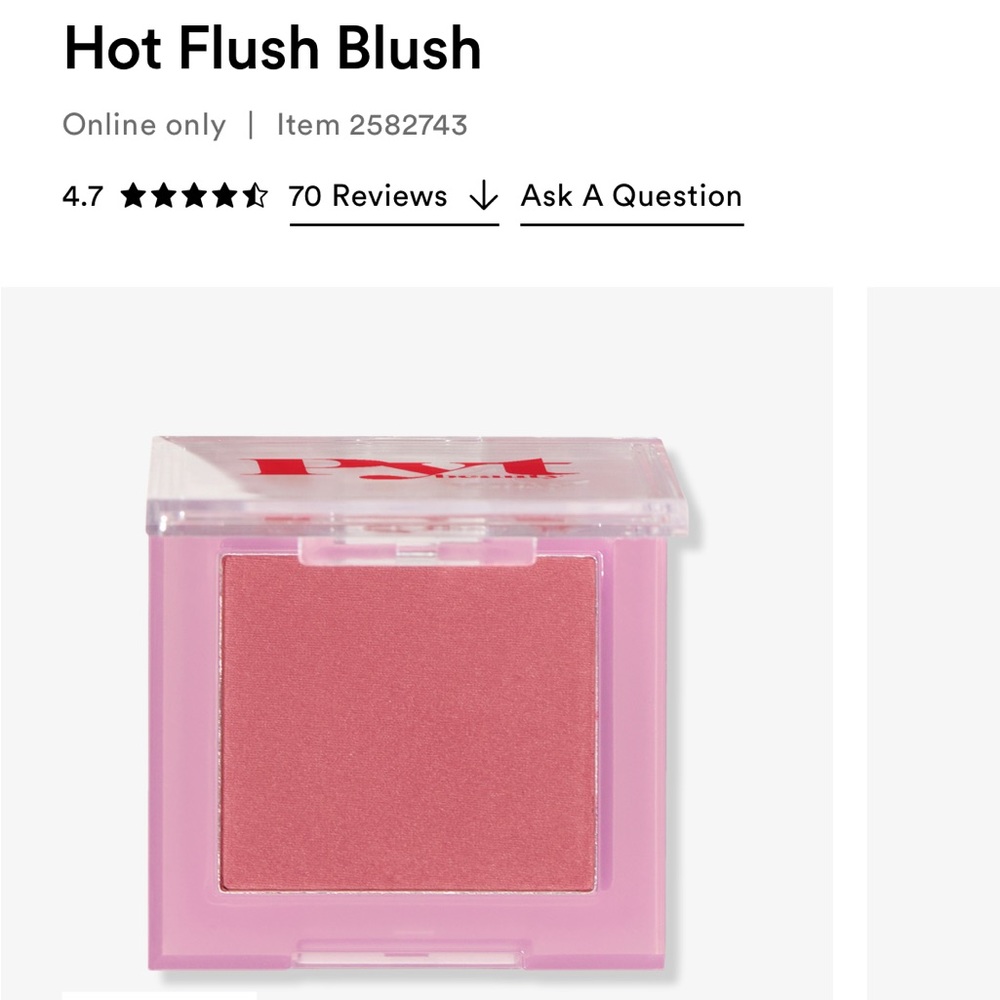 NIB PYT Beauty Hot Flush Blush